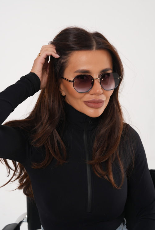 Glasses Soft Diamond Gold/Brown-Blue