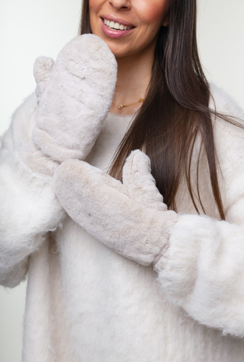 Barney Cream Gloves