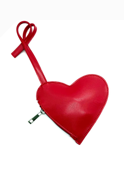 Keychain-wallet Love red