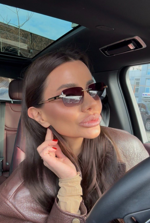 Mira Glasses Gold/Brown Gradient