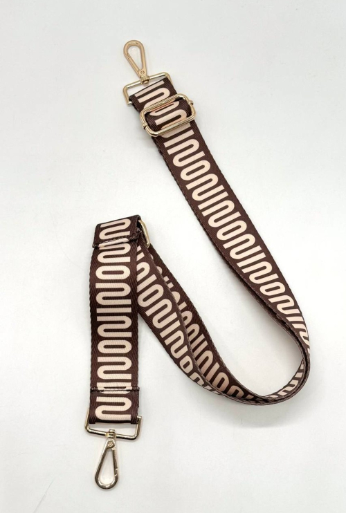 Nino Strap Chocolate/Beige/Gold