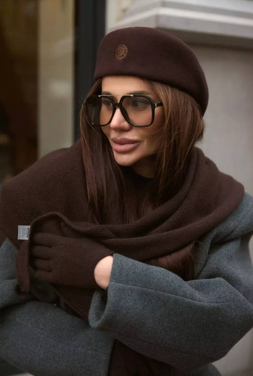 Окуляри Sisi Чорно/прозоро-нюдові (фотохром)