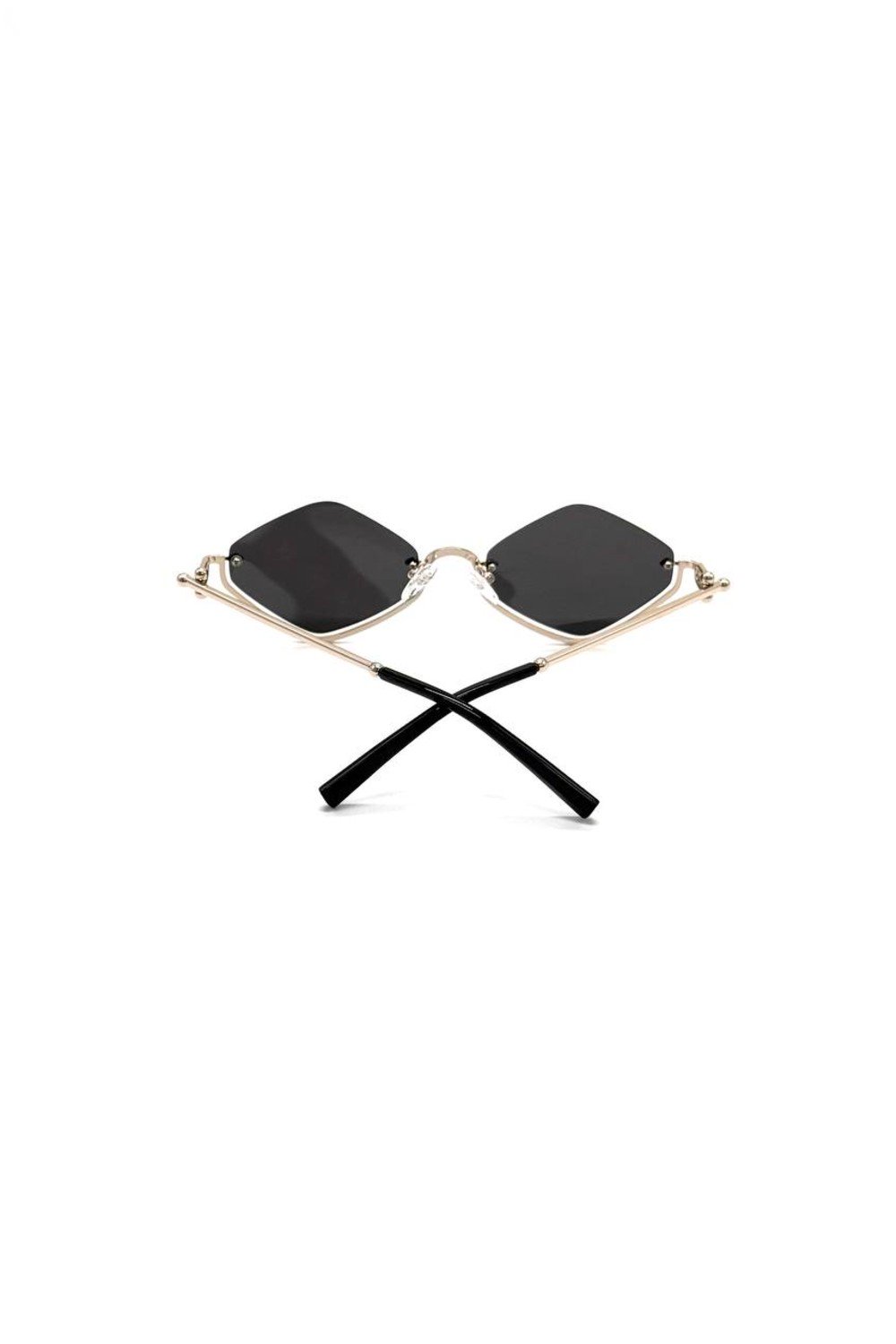 Runa rhombus glasses Gold/black