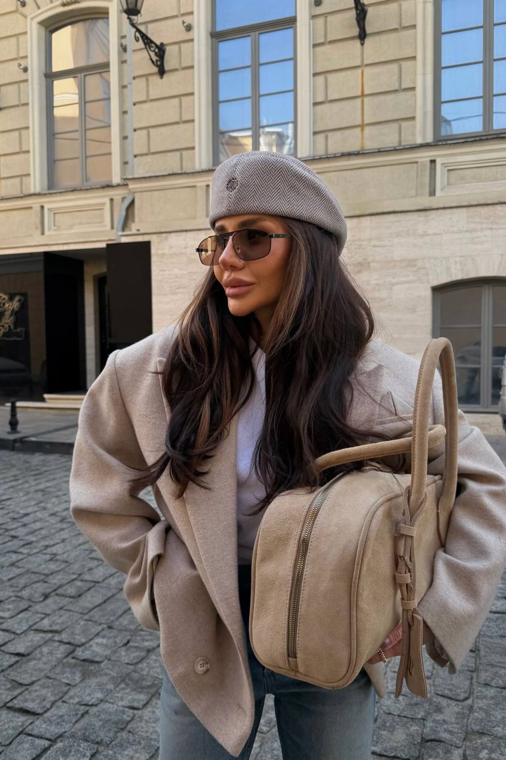 Кепі Ніно Herringbone Какао р.М
