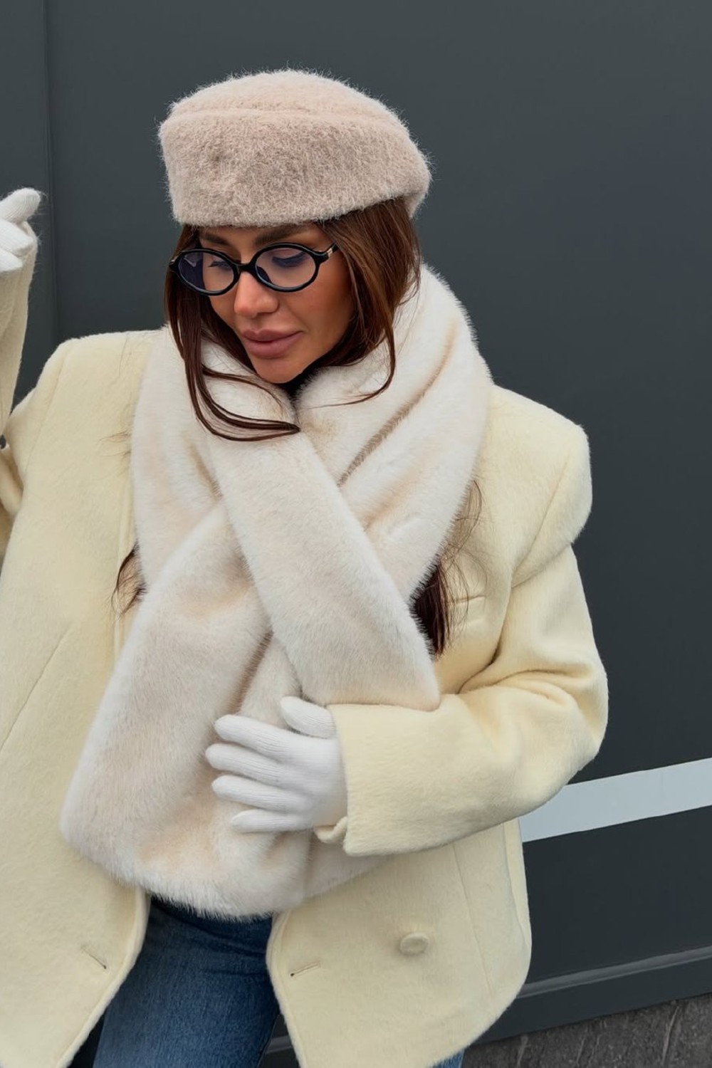 Кепі Альпака Wool Беж р.М