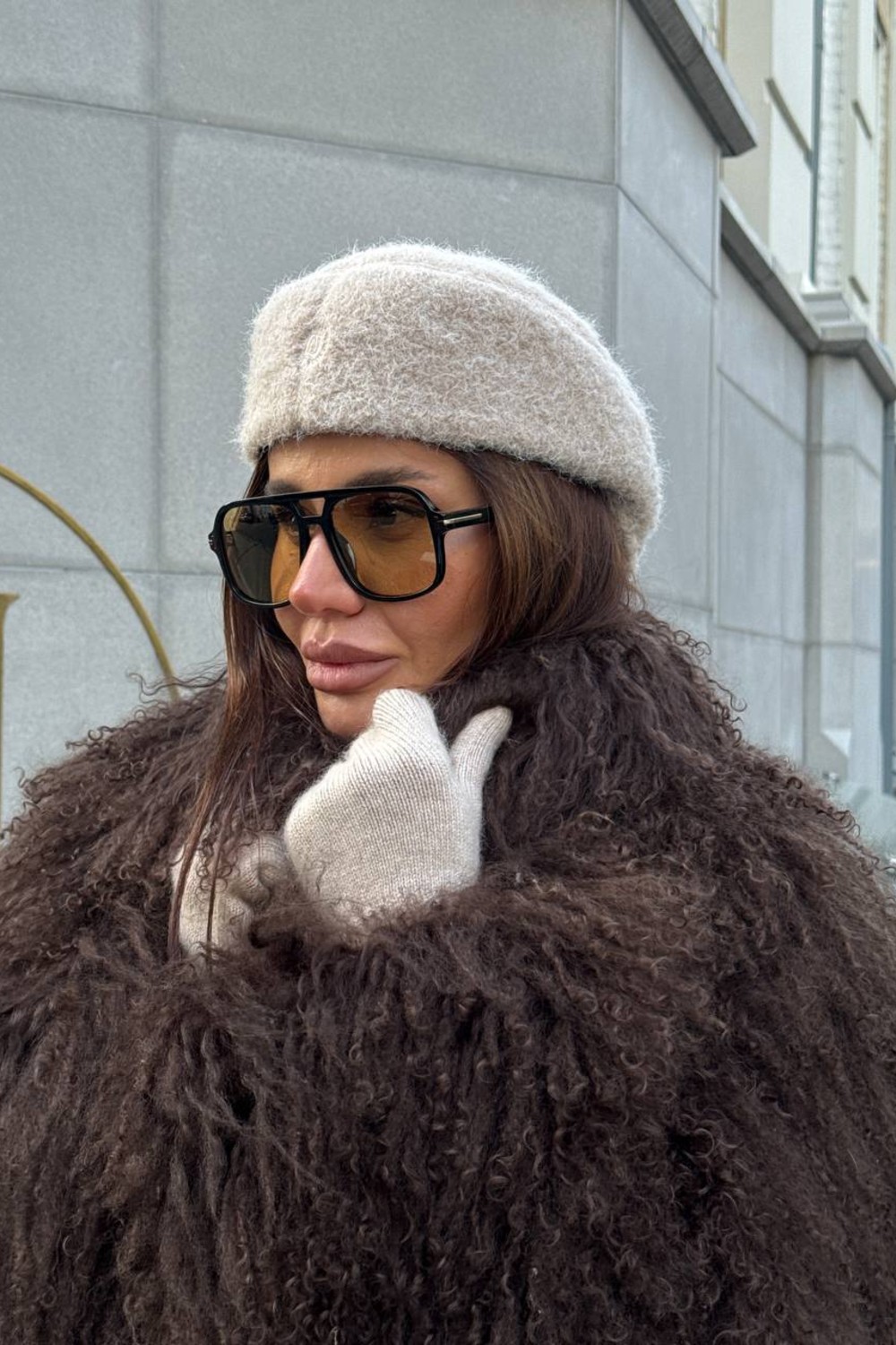 Кепі Альпака Wool Крем р.S