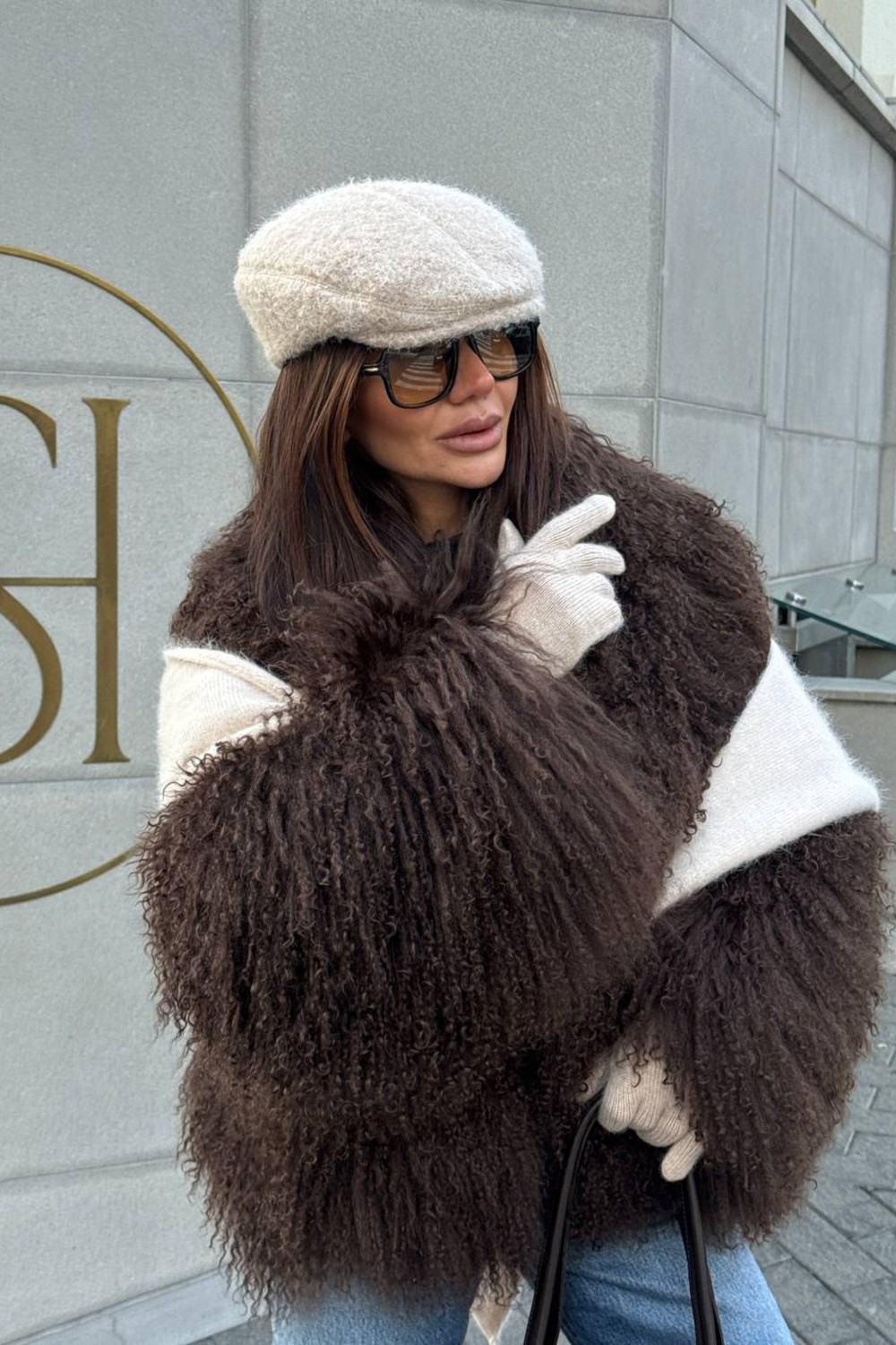 Кепі Альпака Wool Крем р.M