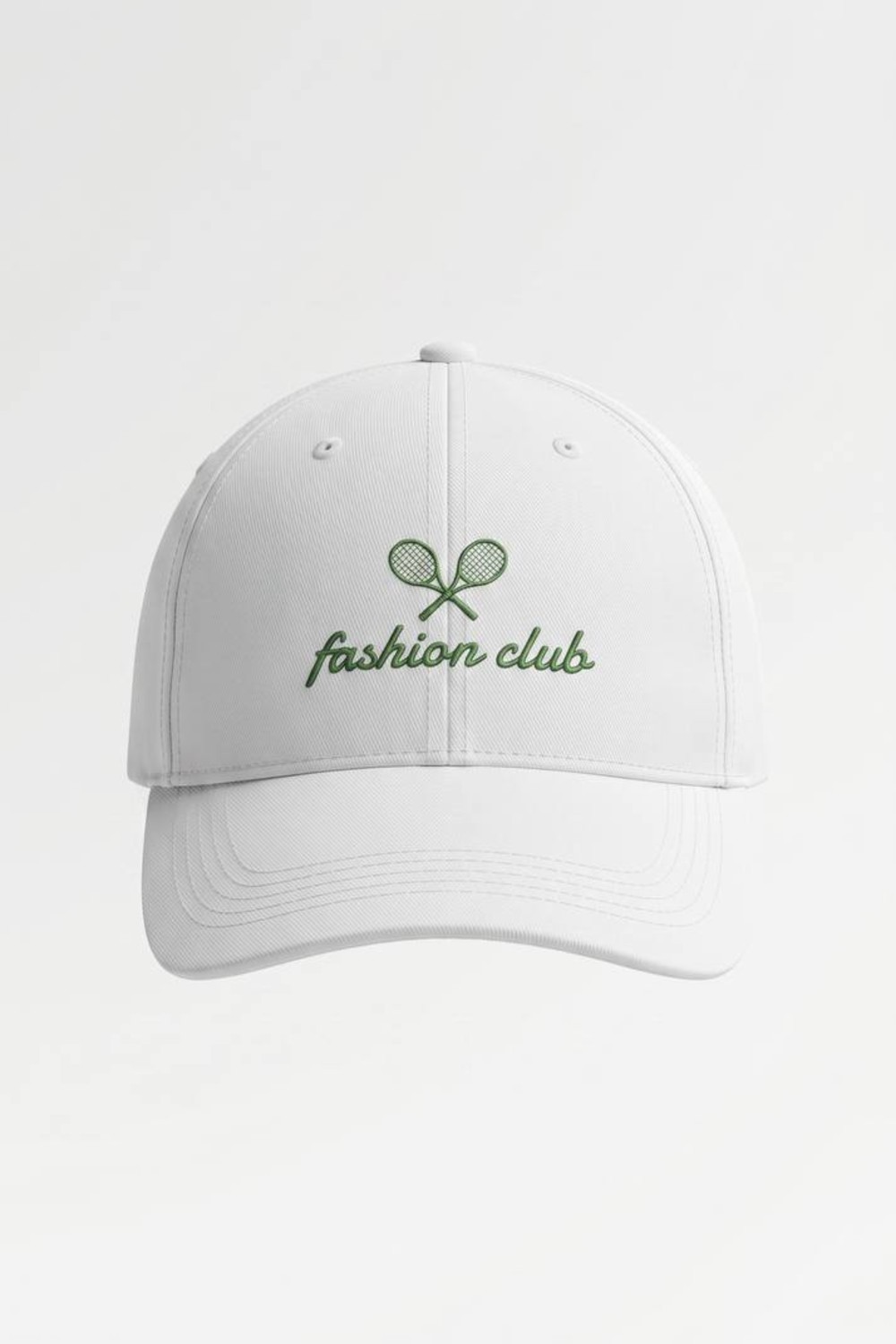 Кепка з бавовни Fashion Club Білий/Зелений
