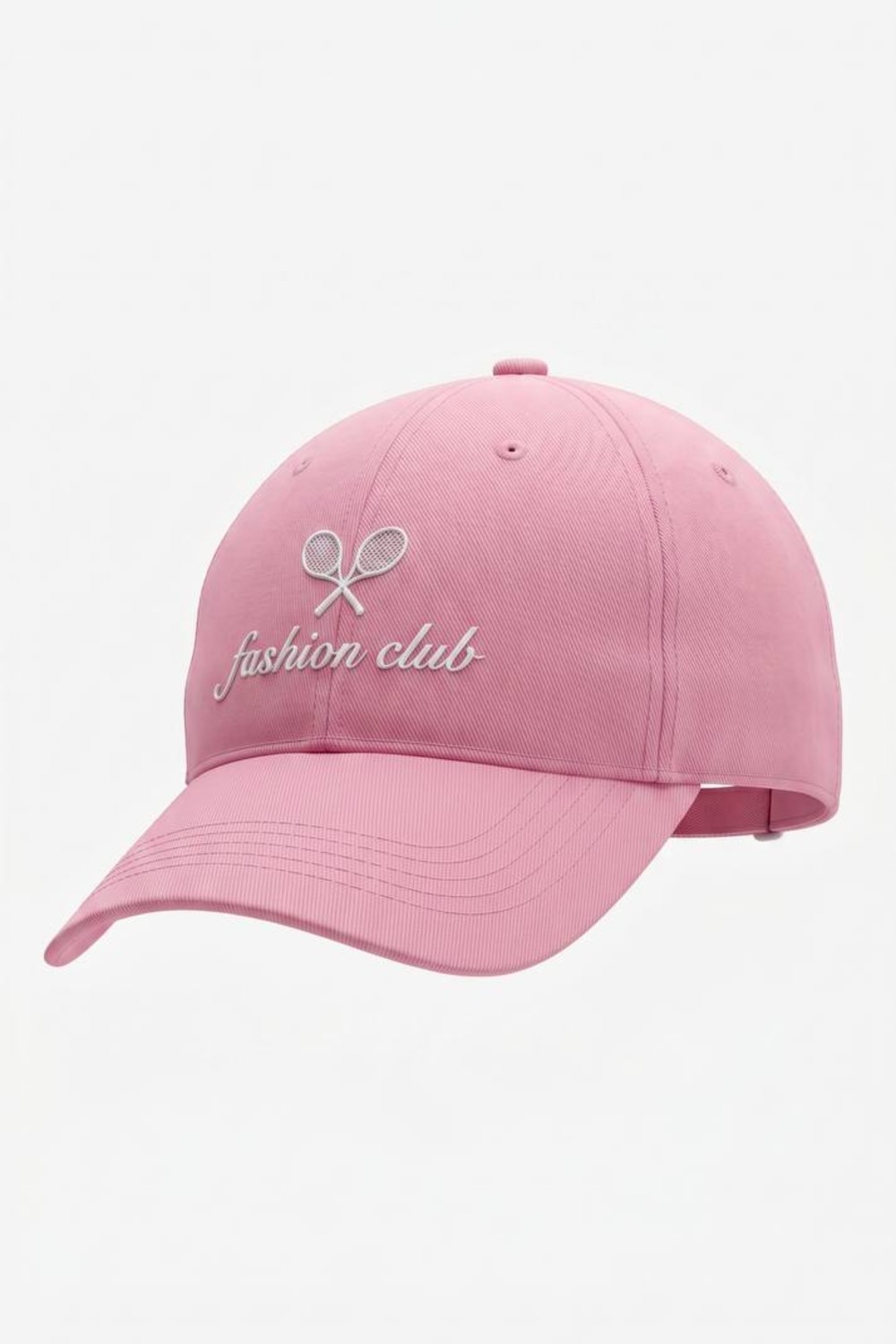 Кепка з бавовни Fashion Club Рожева/біла